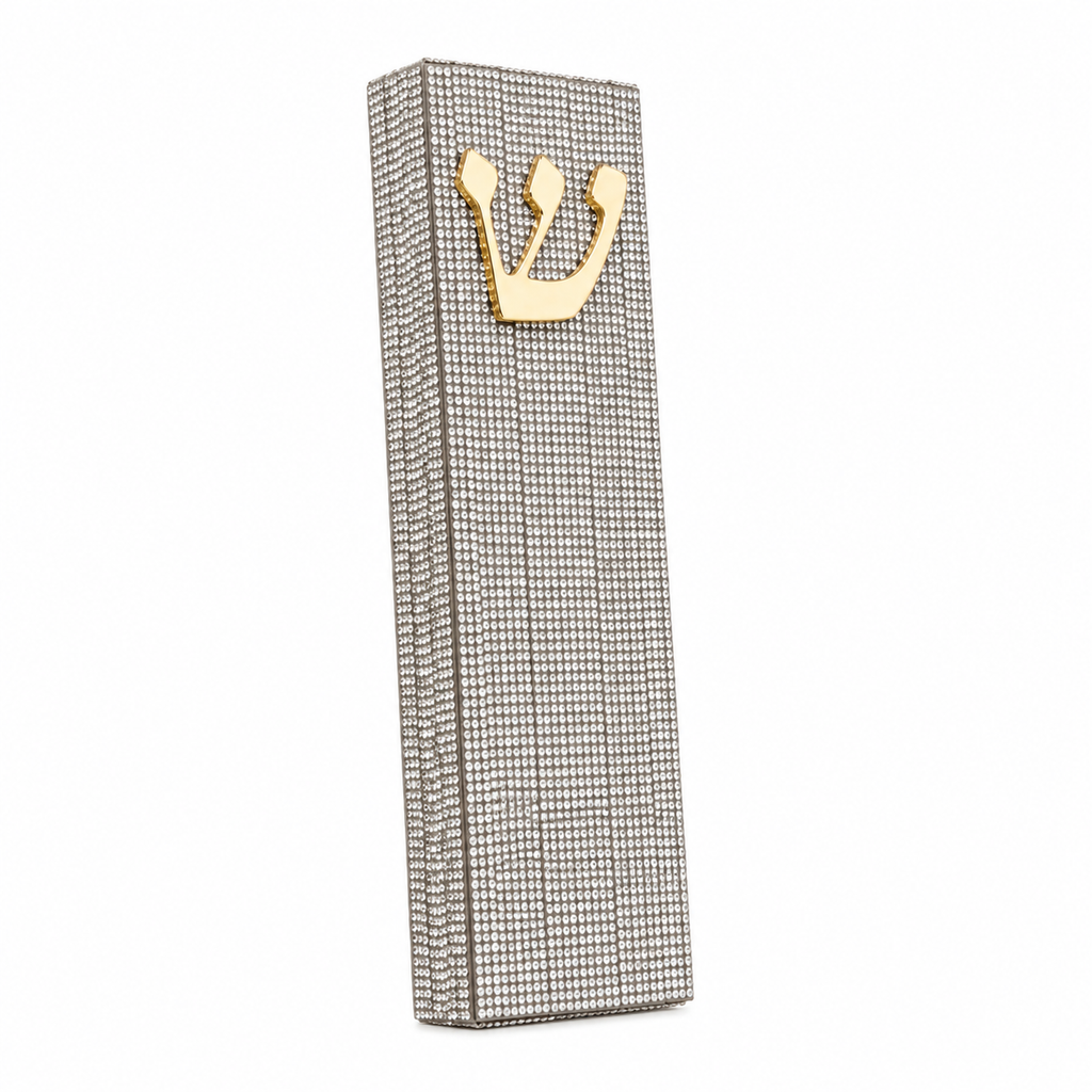 Bling Silver Mezuzah