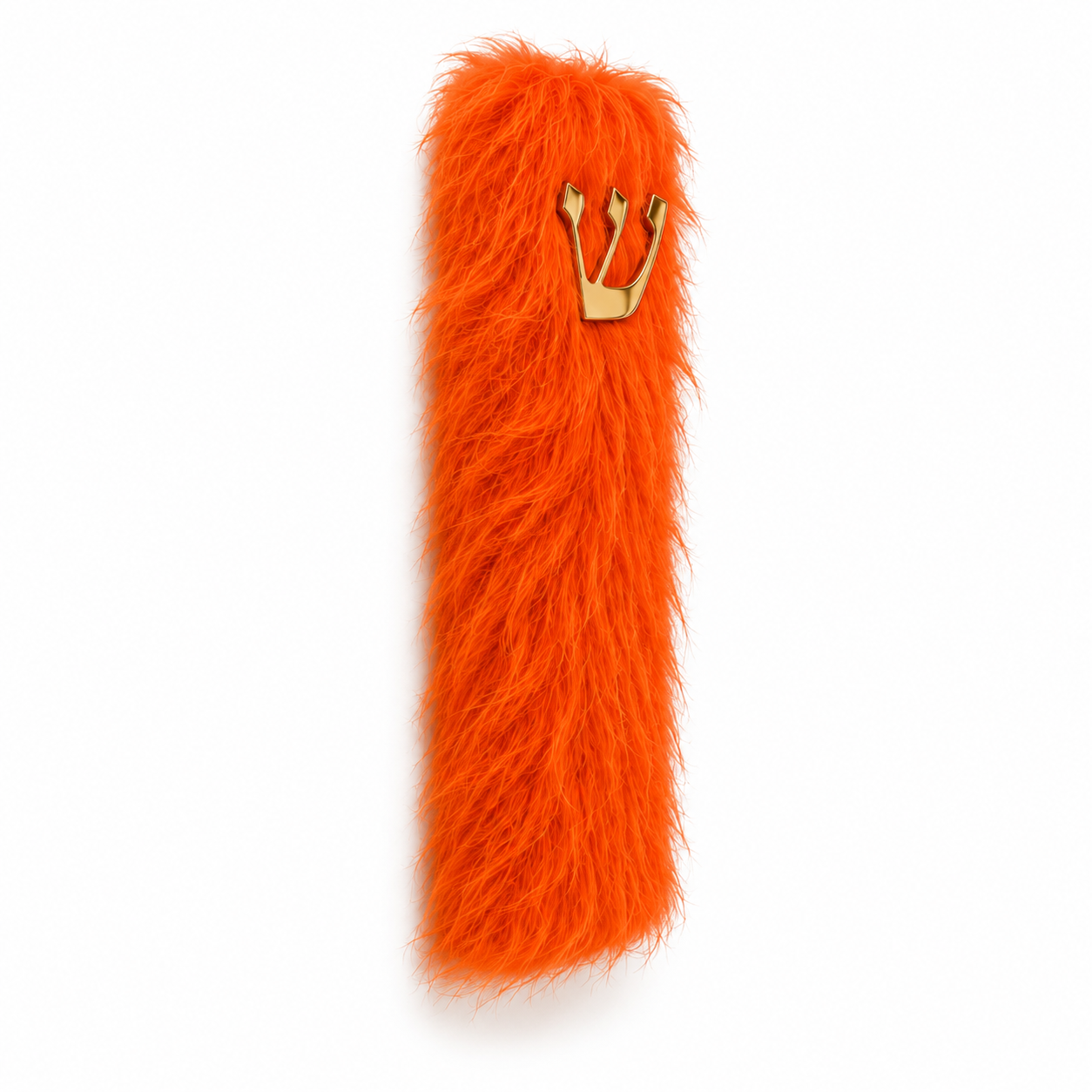 Furry Orange Mezuzah