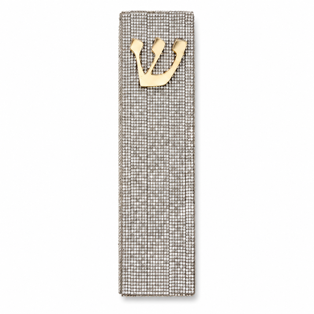 Bling Silver Mezuzah