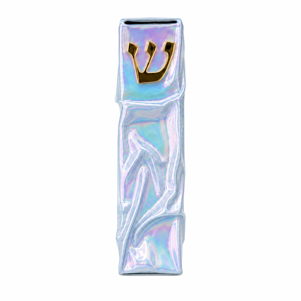 Fluid Iridescent Mezuzah