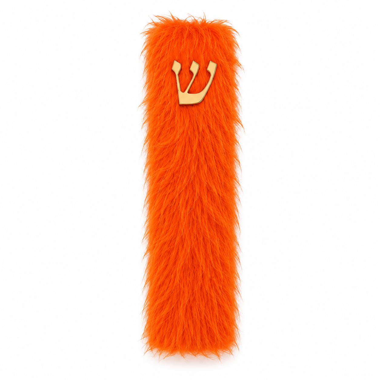 Furry Orange Mezuzah