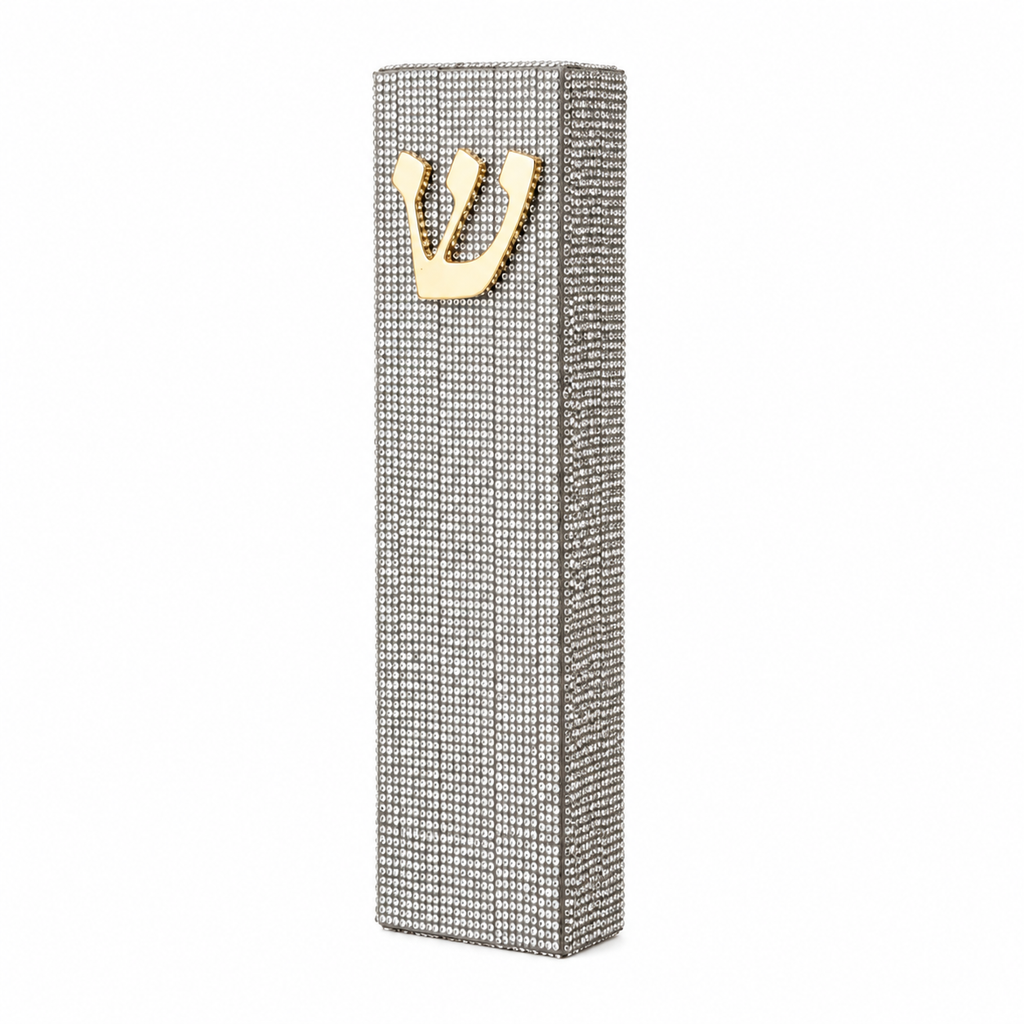 Bling Silver Mezuzah