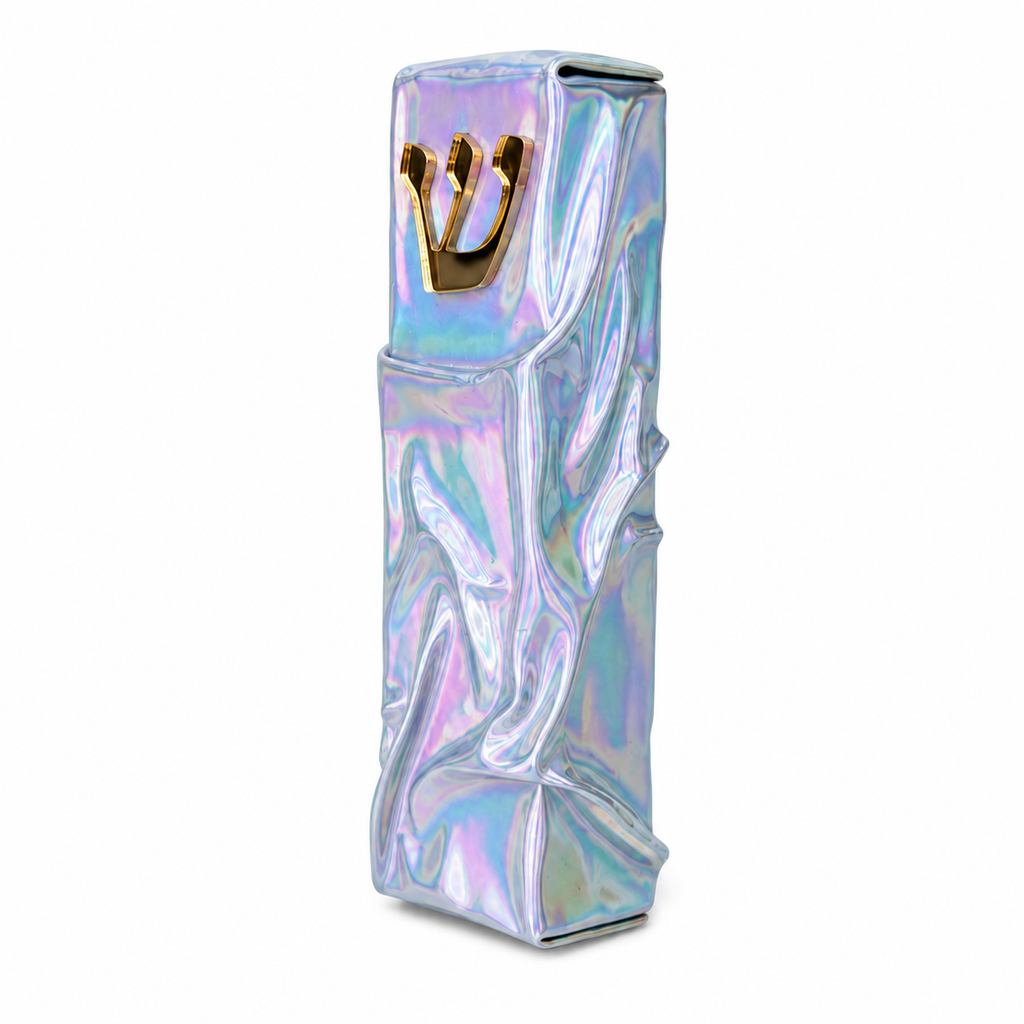 Fluid Iridescent Mezuzah