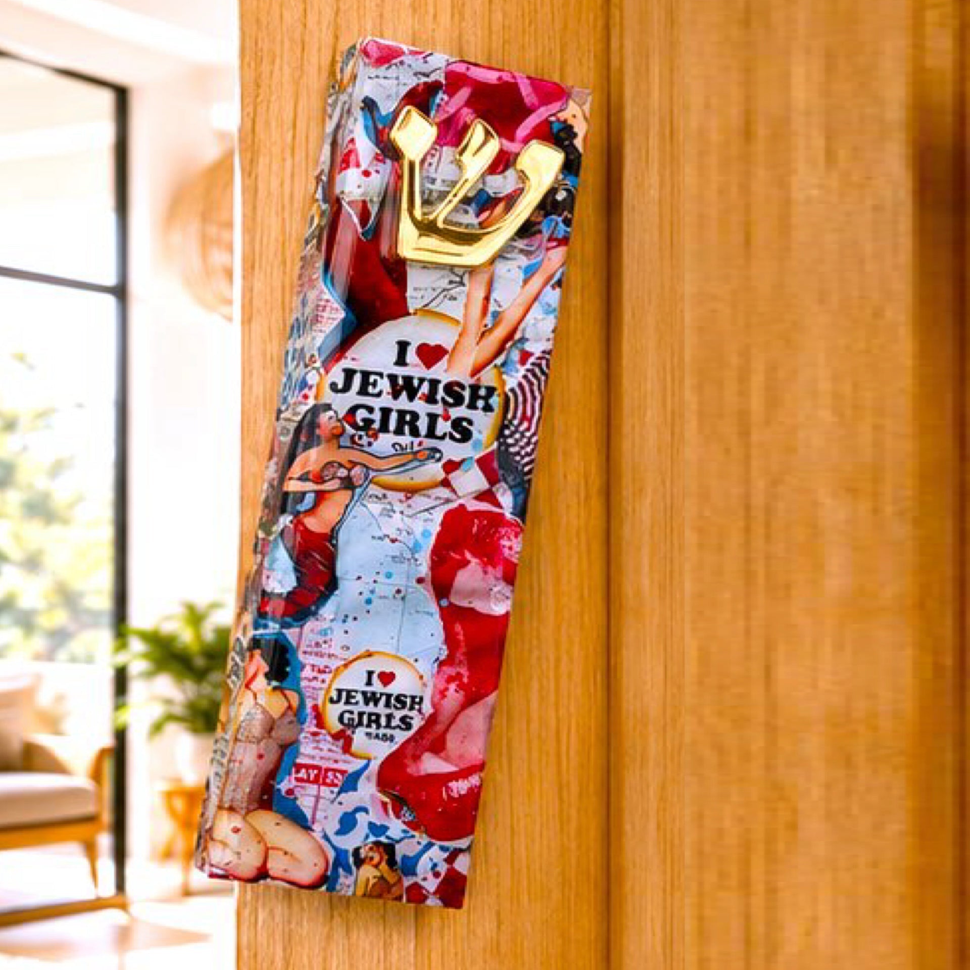 I ♥ Jewish Girls Mezuzah