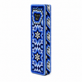 Mexican Beads Huichol Mezuzah — Blue