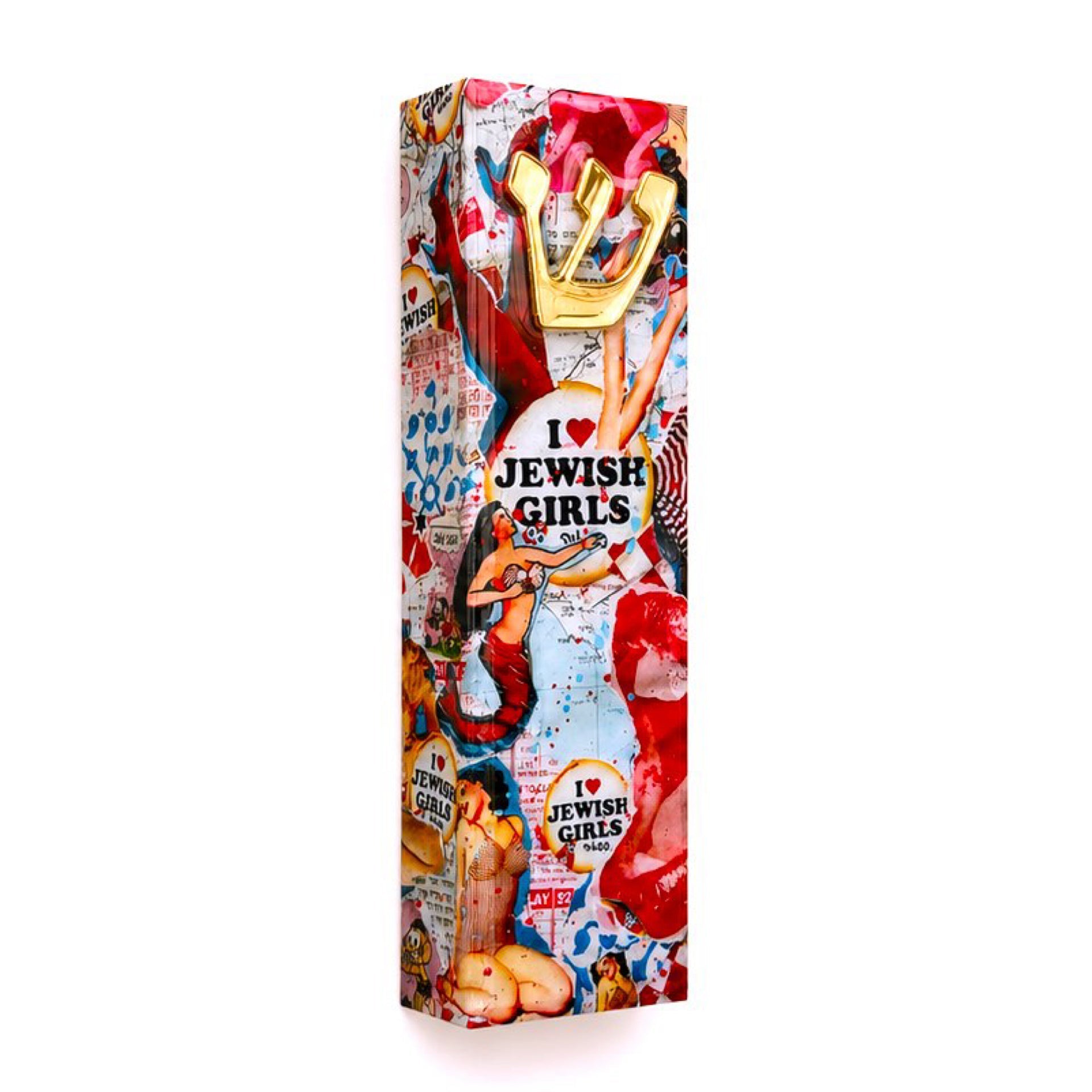 I ♥ Jewish Girls Mezuzah