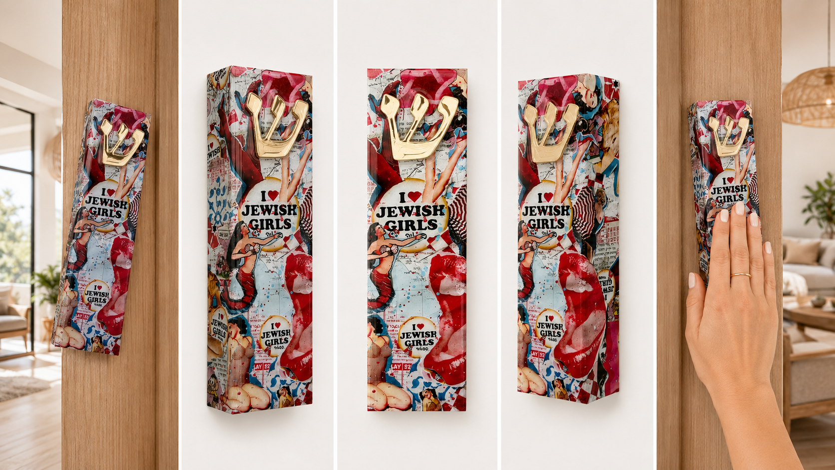 I ♥ Jewish Girls Mezuzah