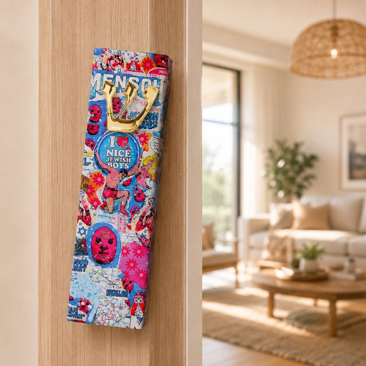 I ♥ Jewish Boys Mezuzah