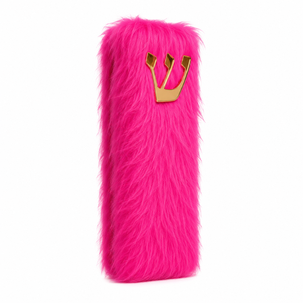 Furry Pink Mezuzah