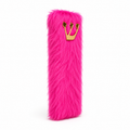 Furry Pink Mezuzah