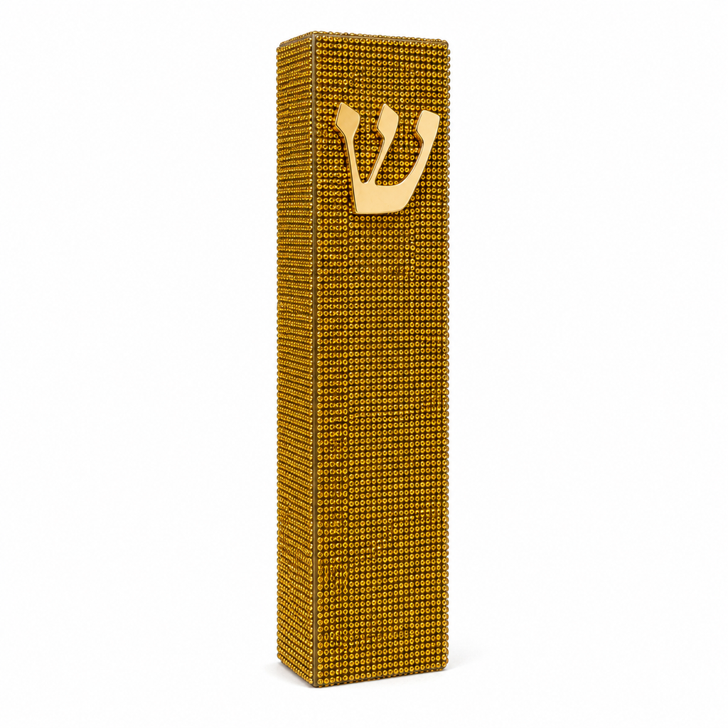 Bling Gold Mezuzah