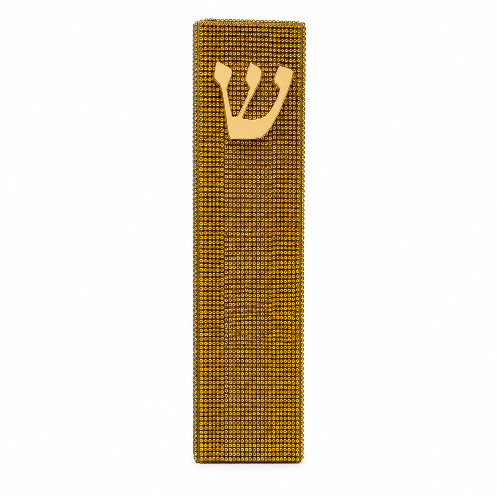 Bling Gold Mezuzah
