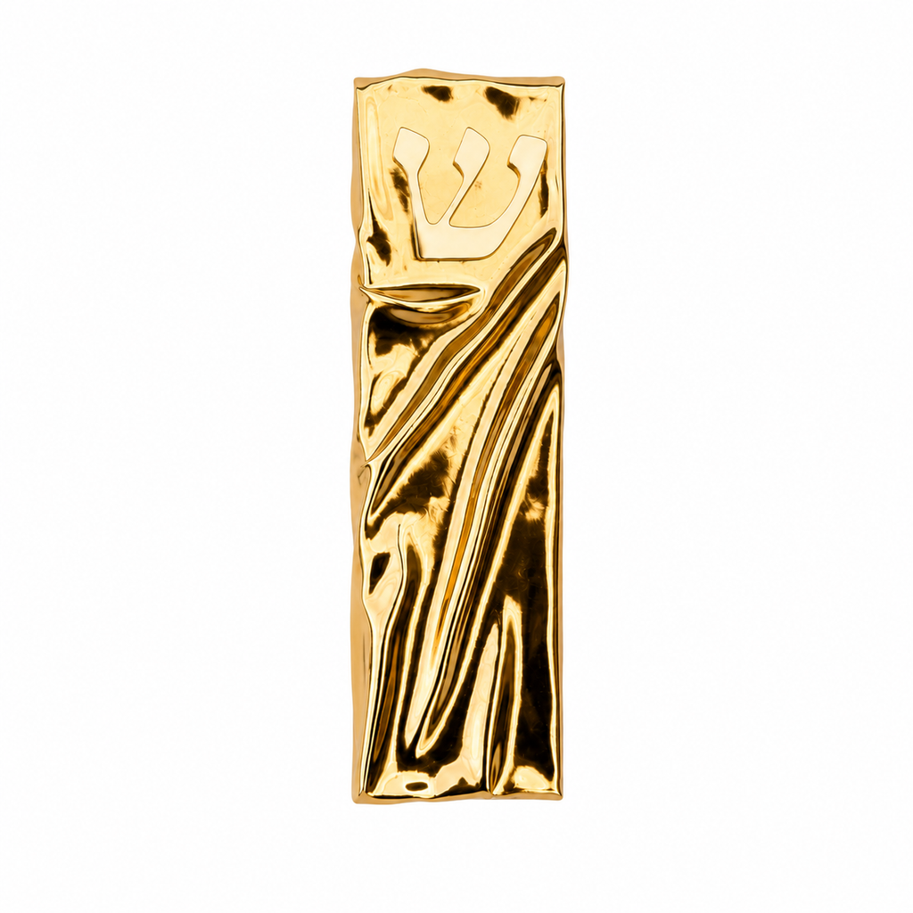 Fluid Gold Mezuzah