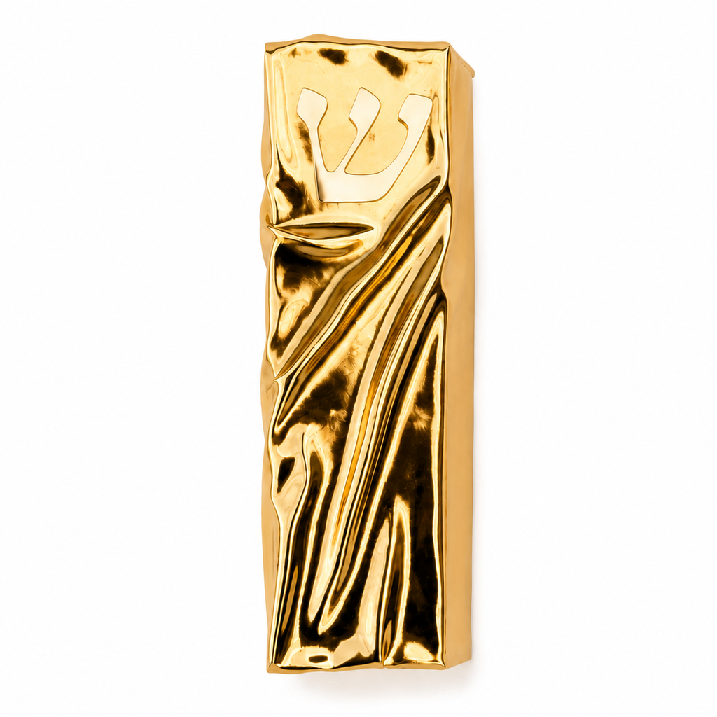 Fluid Gold Mezuzah