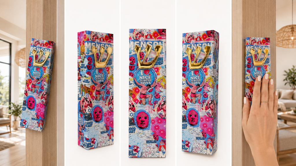 I ♥ Jewish Boys Mezuzah